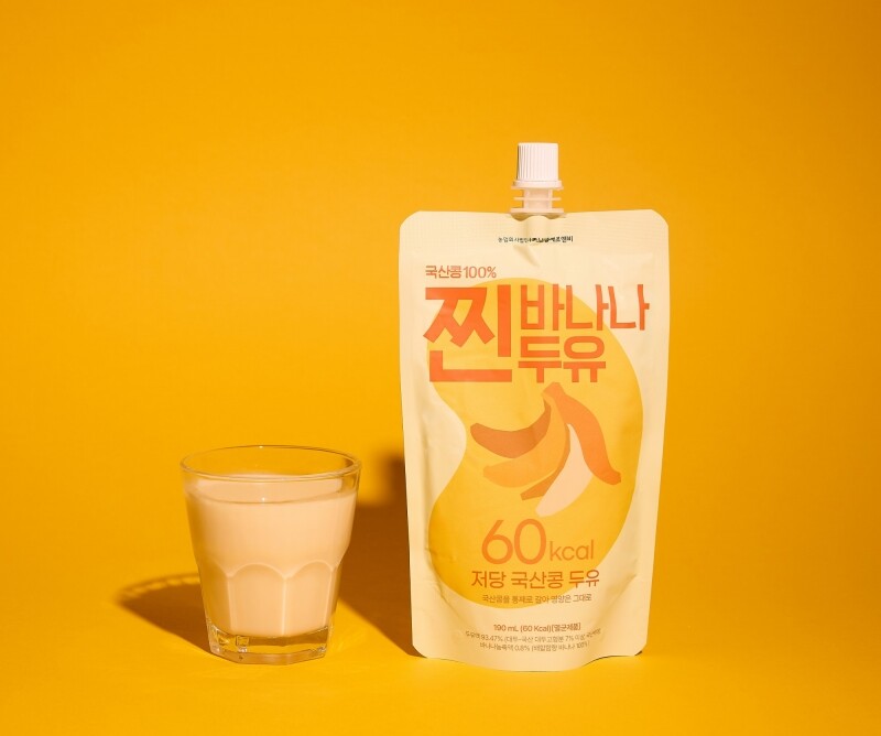 농업회사법인(주)삼광에프앤비,찐바나나두유 190ml*14입 국산콩저당두유 다이어트 식사대용